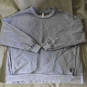 FP Movement Womens Blue Crewneck Sweater Small